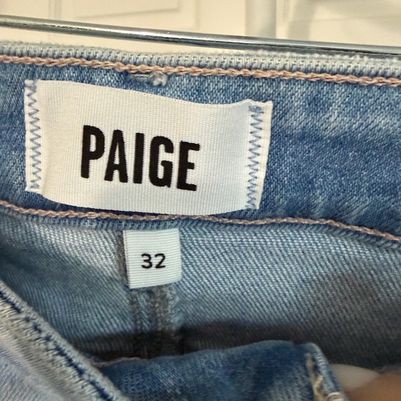 NWT PAIGE Cindy High Rise Ankle Straight Jeans Size 32 - Picture 12 of 14